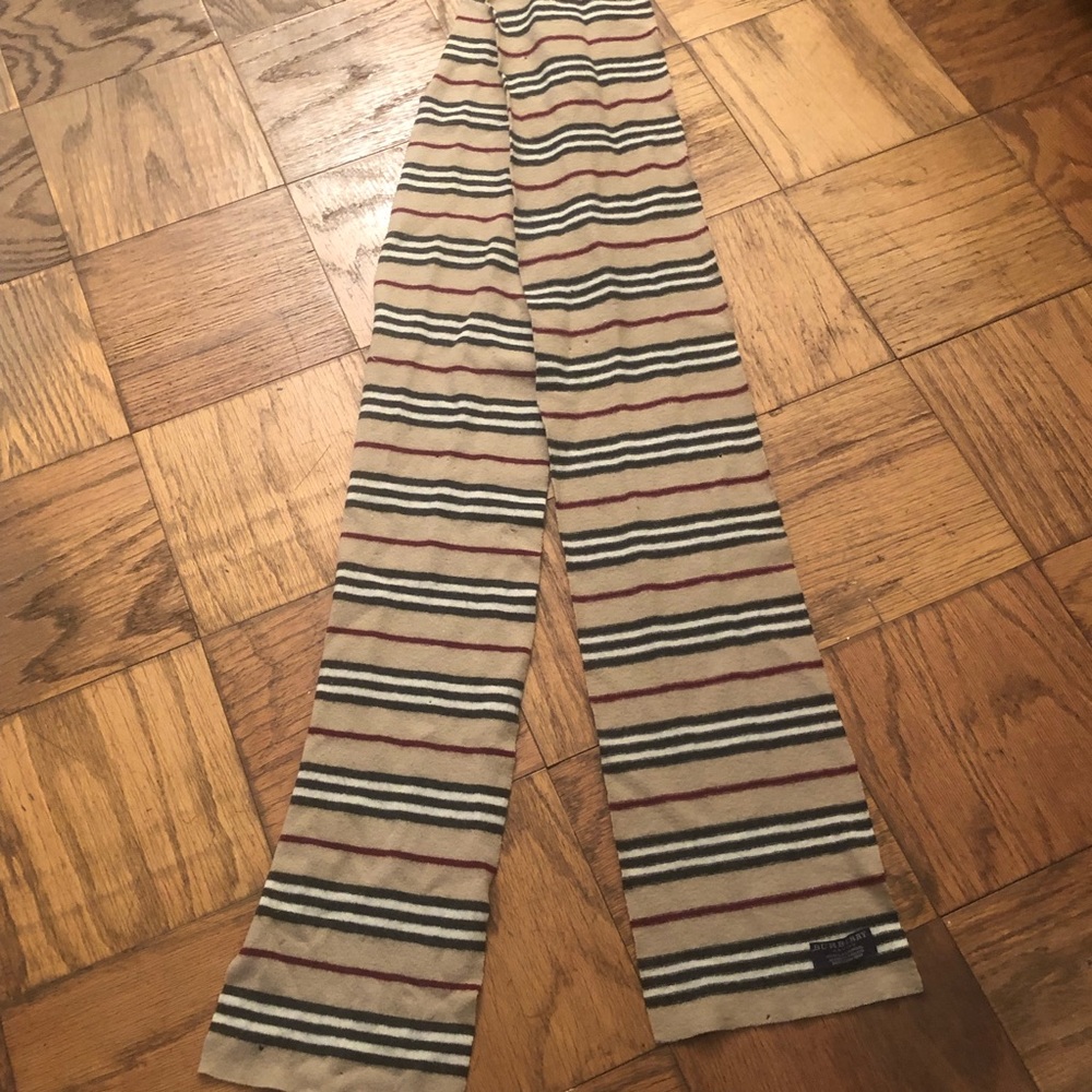 Burberry Lambswool Striped Scarf